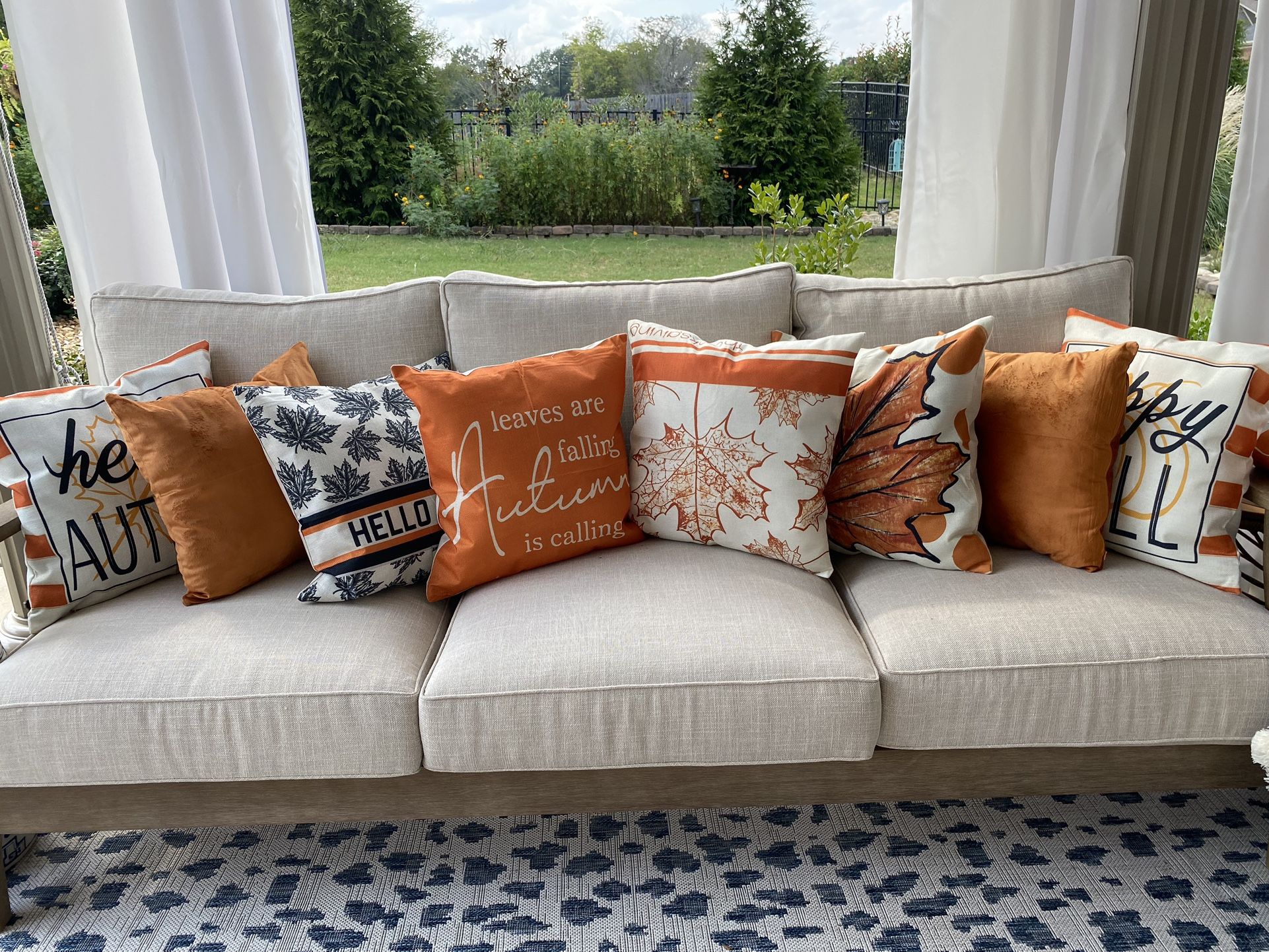 Fall Pillows 10 EACH