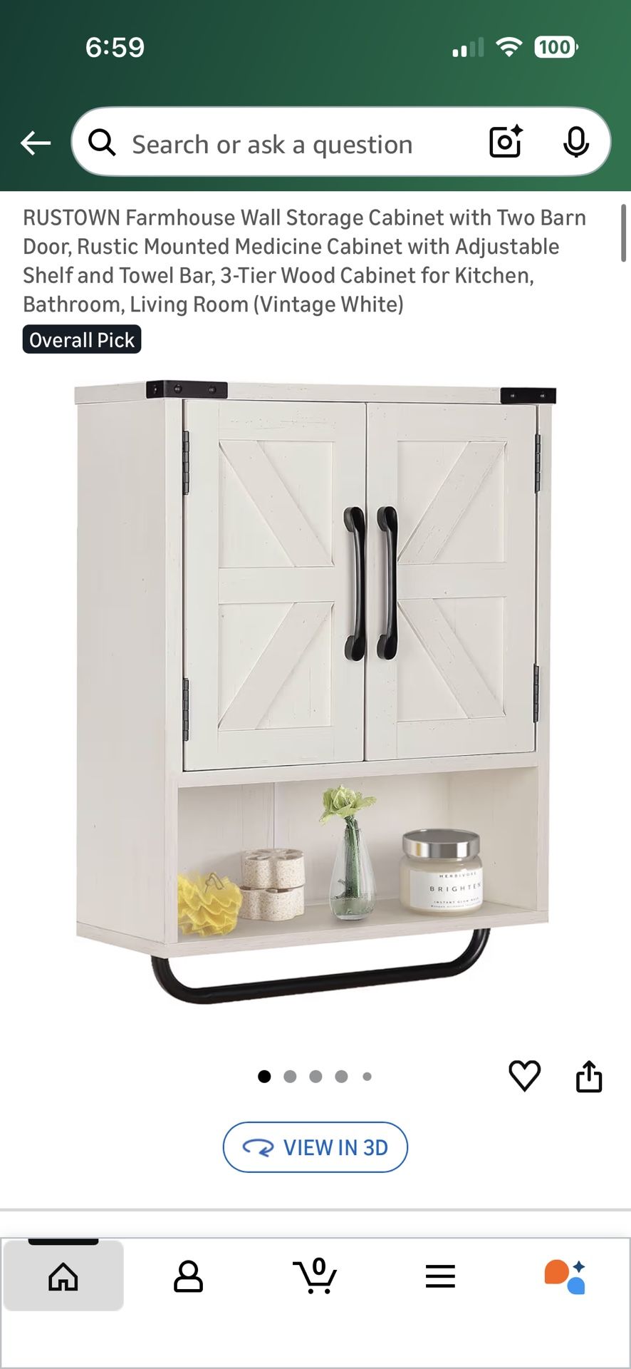 Farmhouse Wall Cabinet