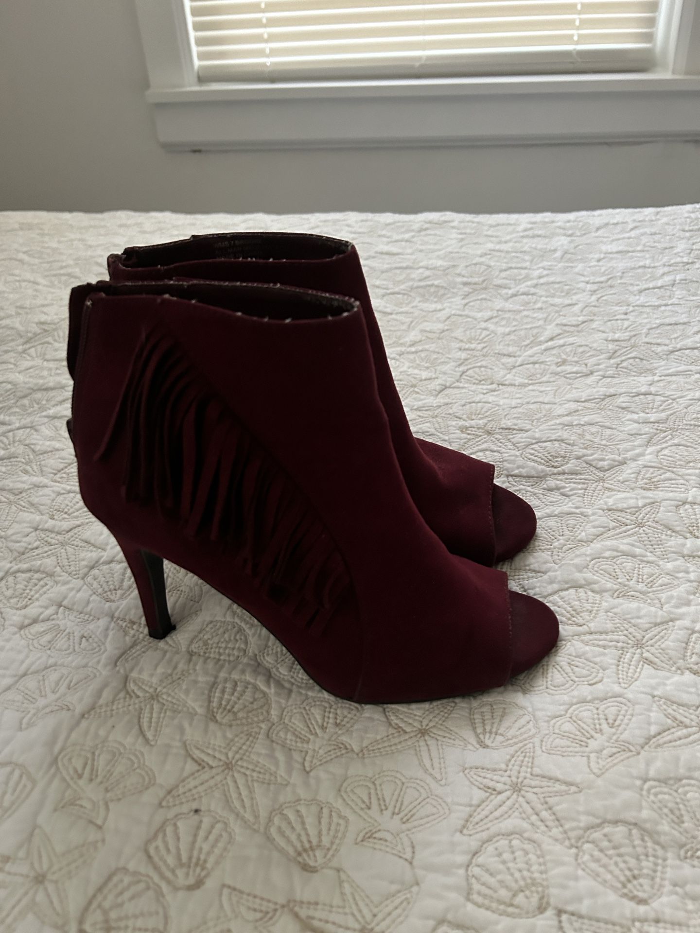Peep Toe Booties 
