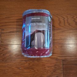 Micro Plush Heated Throw