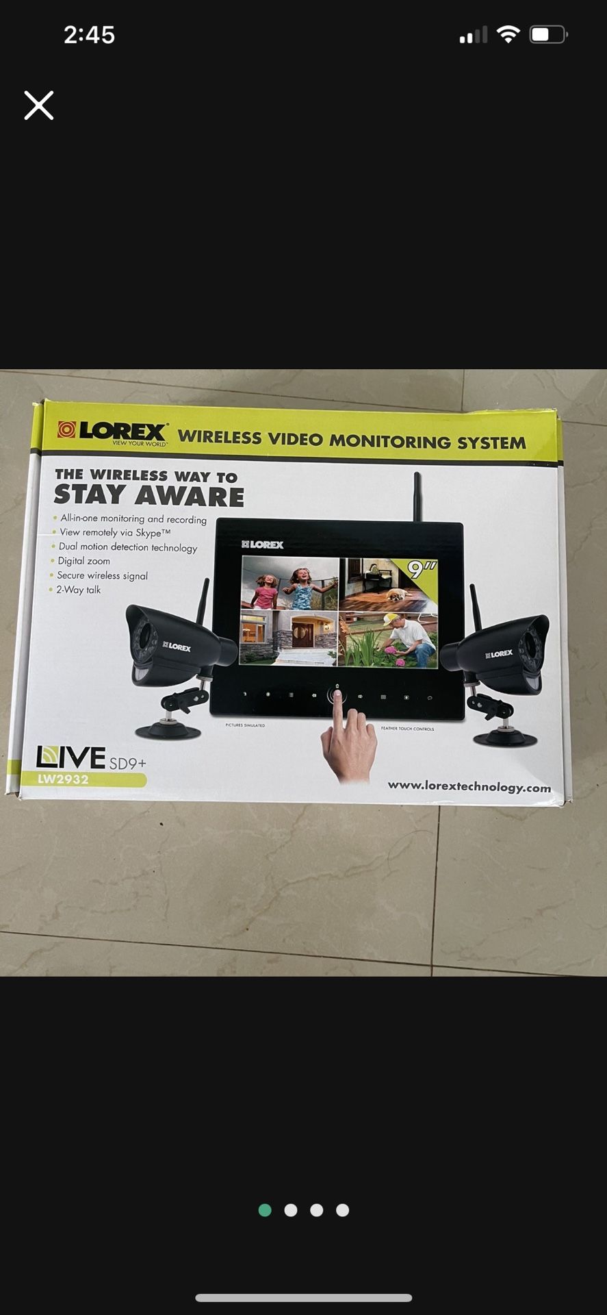 LOREX Wireless Video Security System