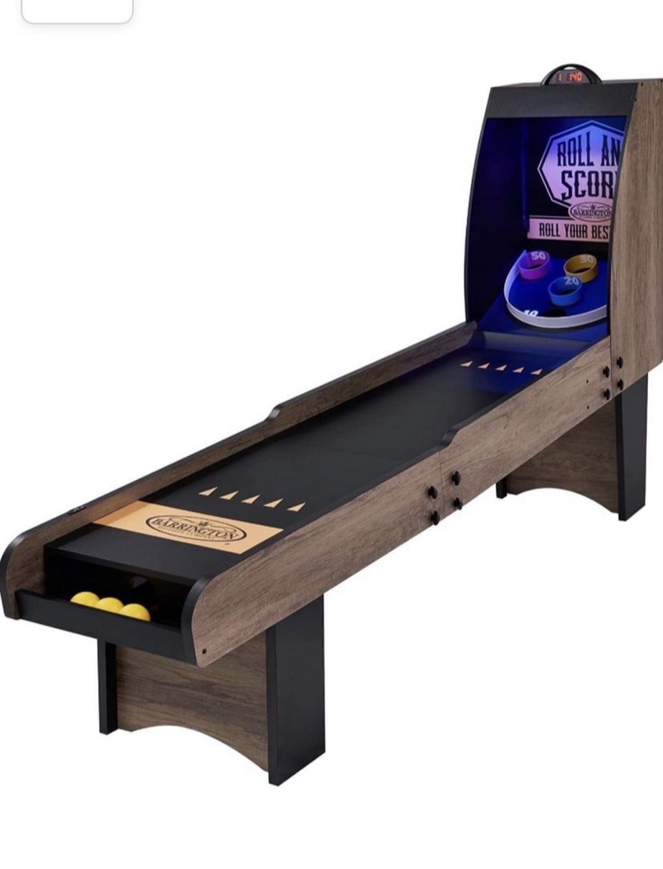 Roll and Score Classic Arcade Style With Sound Effects and Flashing Lights