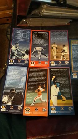 Nolan Ryan commemorative ticket all 7 numbered 0518 of 5714