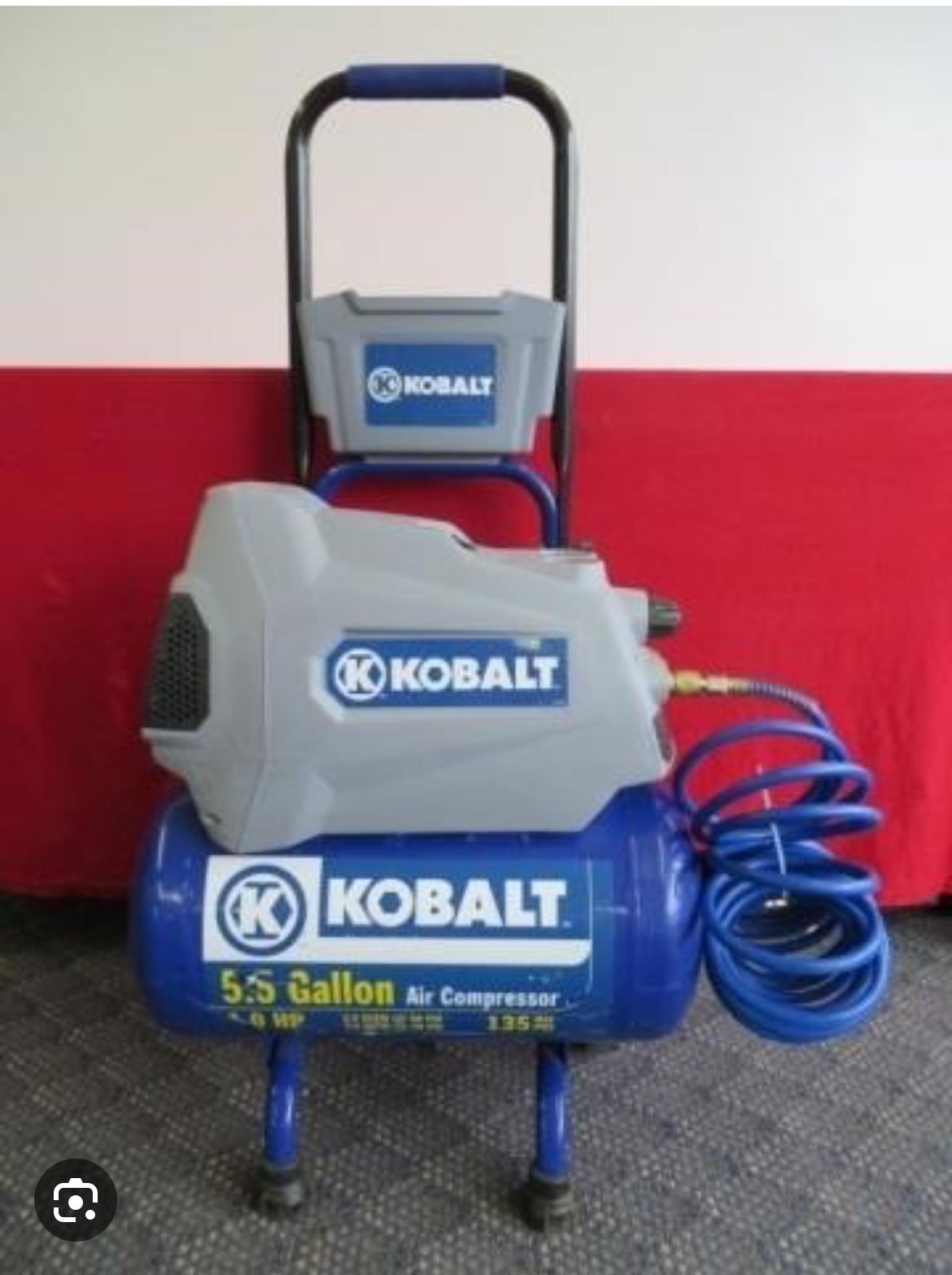 Kobalt 5.5 Gallon Air Compressor - Model 232177 - SN 087159
