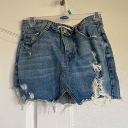 Zara Denim Mini Skirt Size Small