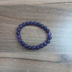 Purple Beaded Bracelet 