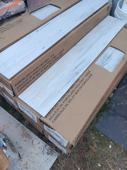 Farmhouse White Wood Look Porcelain Tile 6 X 36