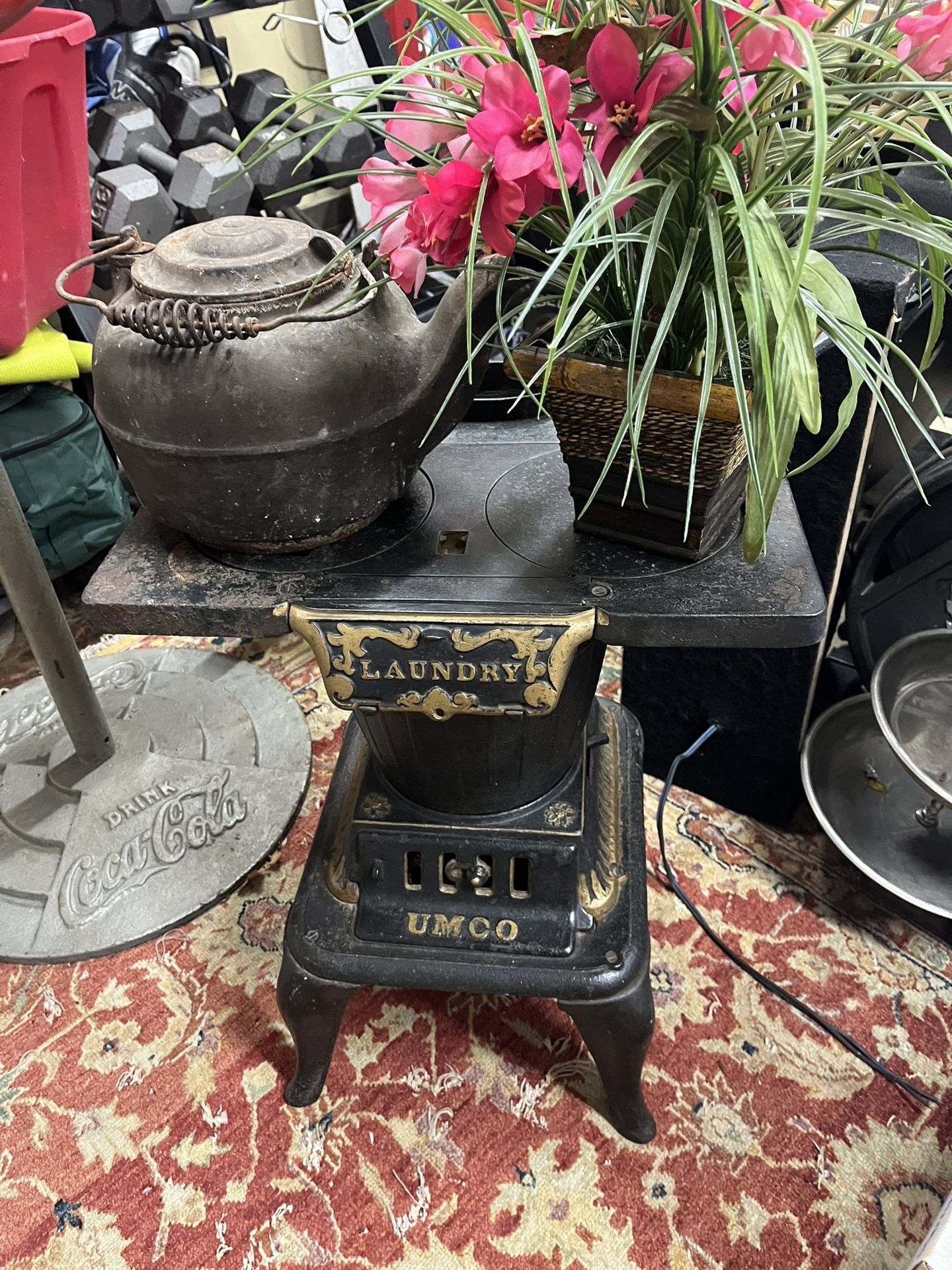 Vintage Cast Iron Laundry Stove 