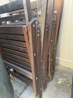 Outdoor Dining Chairs - 4 Total