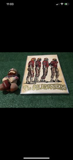 Vintage NFL Huddles 49ers Plush Doll by Tudor Games 1983 (8” Tall) & Art Work