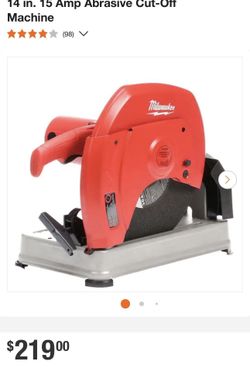 Milwaukee 14 in. 15 Amp Abrasive Cut-Off Machine