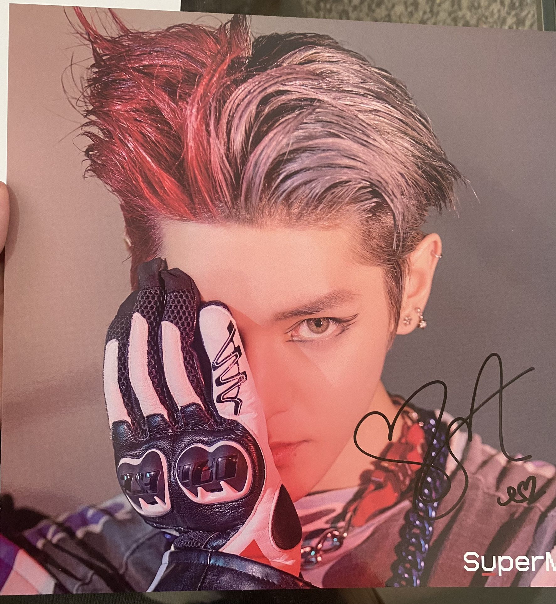 NCT Taeyong Signed Mini Poster