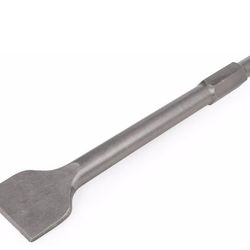 Hex Shank Replacement Chisel (Scrapping Chisel) Bit 1-1/8" Chisel Hex for Electric Demolition Jack Hammer,Silver

