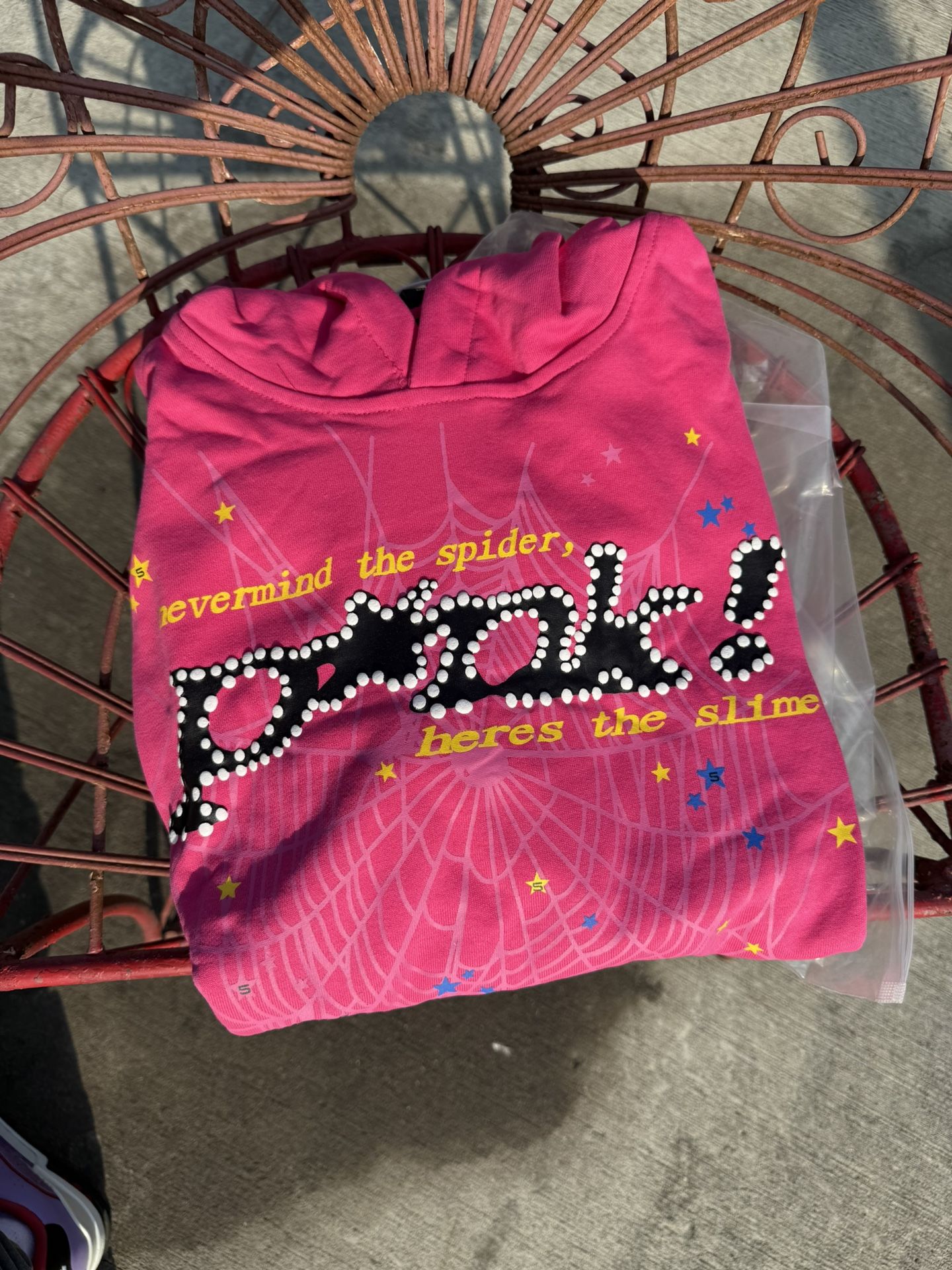 SP5DER HOODIE PINK