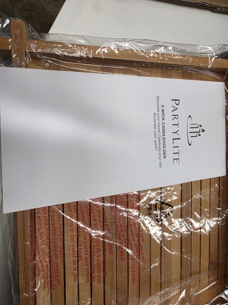 Partylite P90087 Bamboo Tray