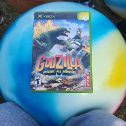 Godzilla Destory All Monsters Xbox Game Disc