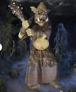 8 FT Wicked Woods Giant-Sized Animated LED Tumble the Troll
