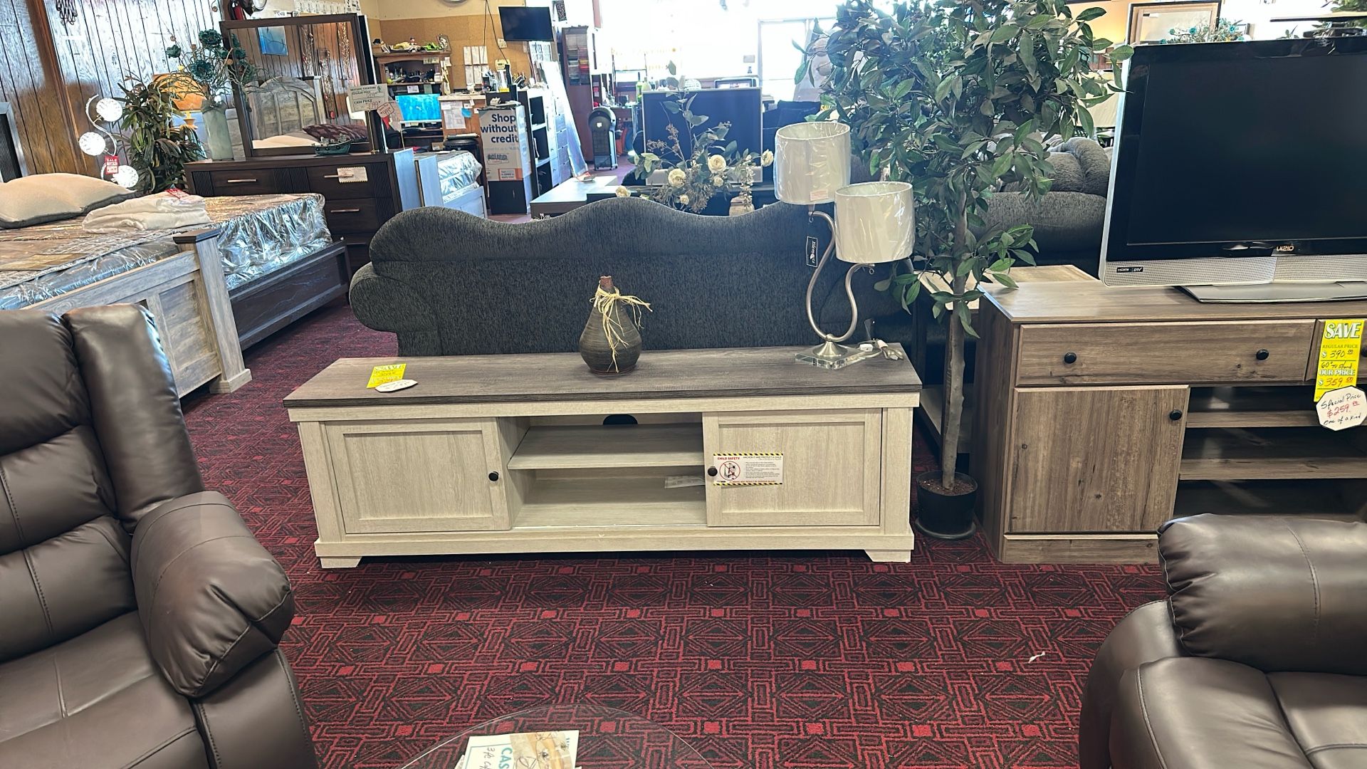 Tv Stand With Slider Doors