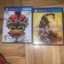 PS4 Games: Mortal Kombat/Street Fighter