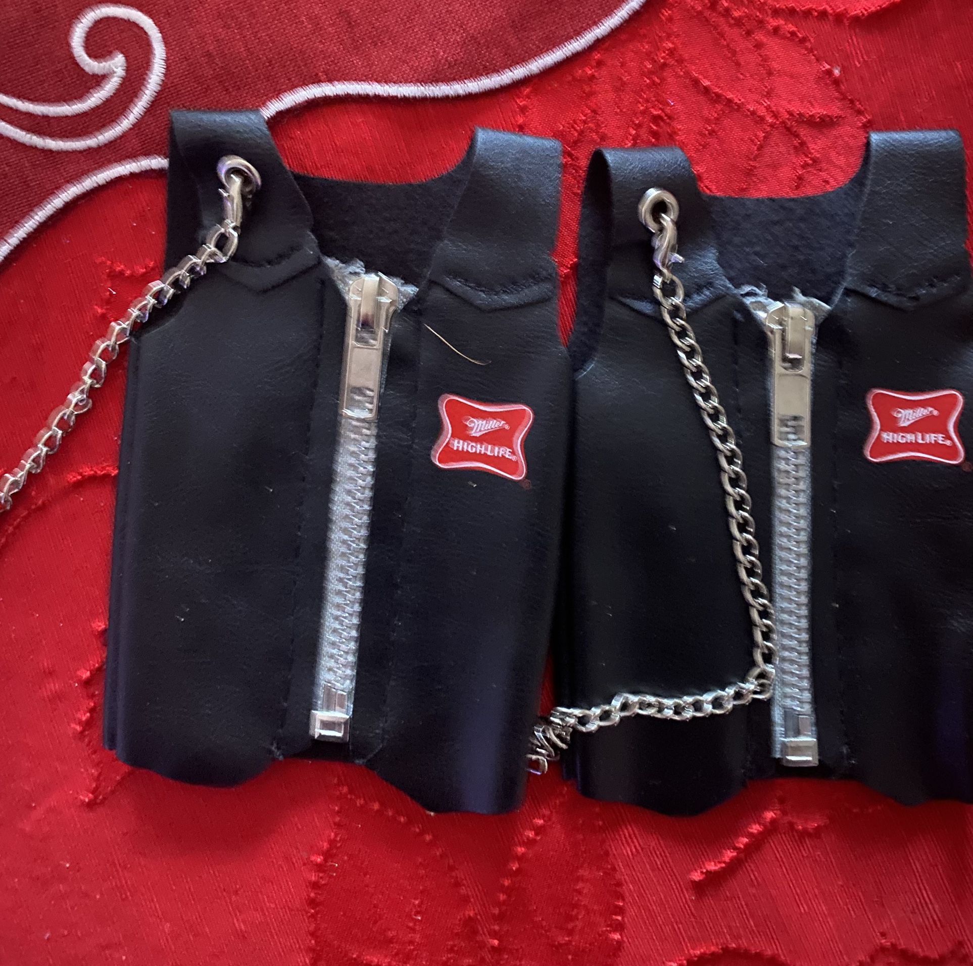 Miller High Life Harley Davidson Motorcycle Jacket Coozies