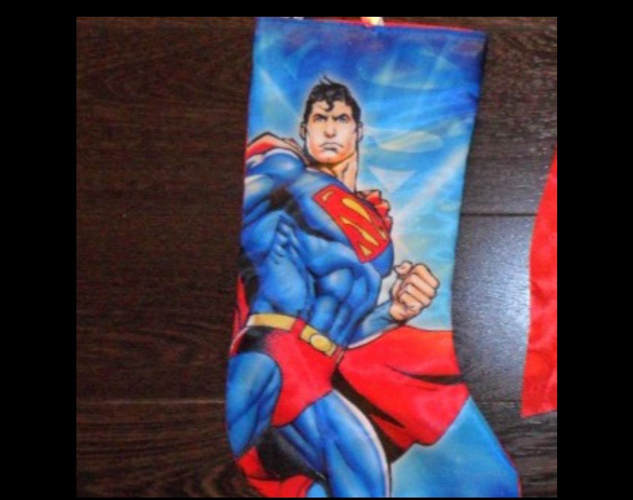 New DC Comics Superman Christmas Stocking