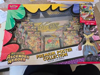 Pokemon Ascended Heroes Mega Lucario Poster Collection