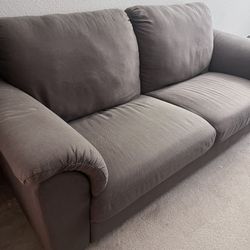 Comfy Couch with Ottoman 