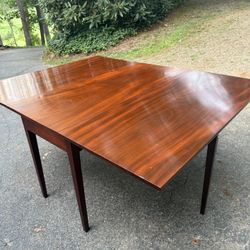 DROP LEAF ANTIQUE WALNUT TABLE