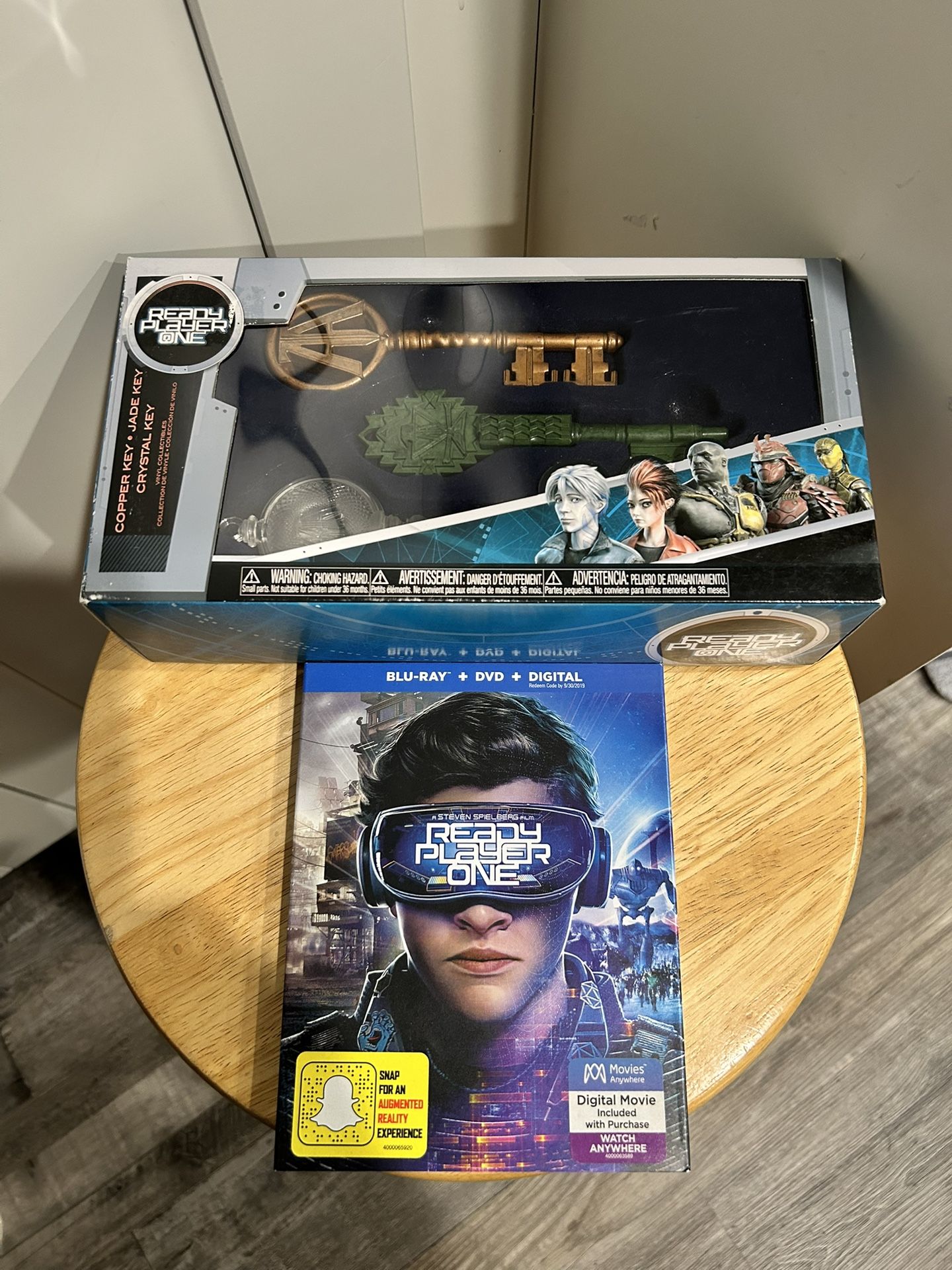 Ready Player One Blu-Rey & Collector Keys (New)