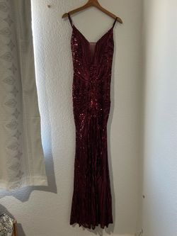 long red dress