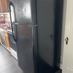 Black Refrigerator 