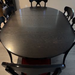 Truffle Oak Extendable Dining Table 