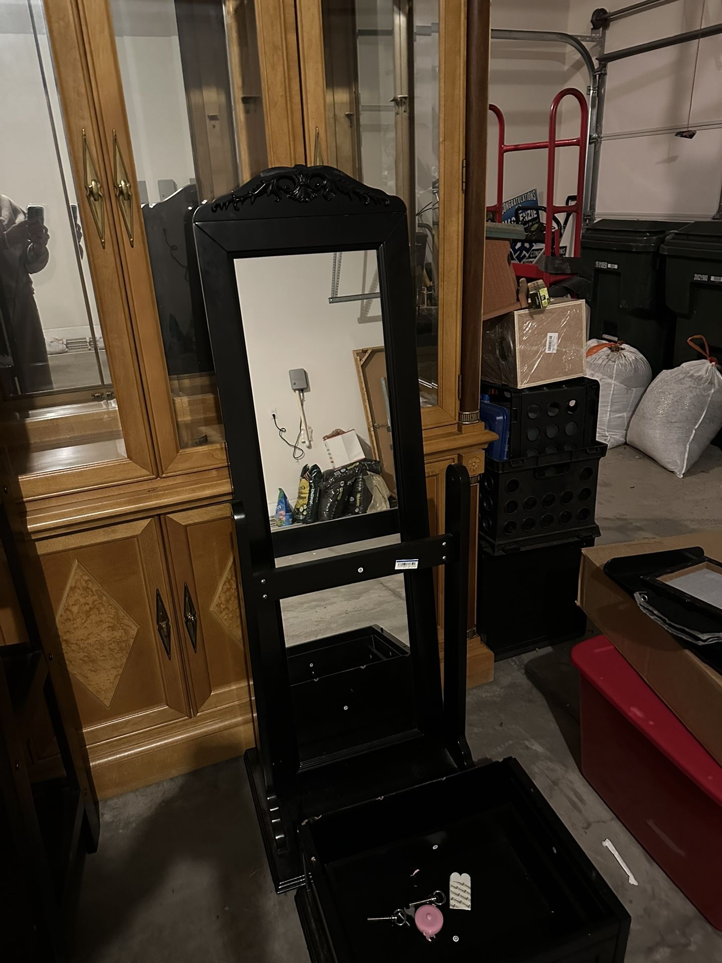 Perfect standing Mirror With Drawer