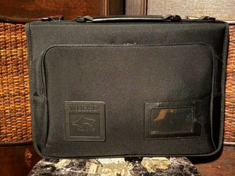 Padded Laptop Carrying Case / Briefcase – Black & Red 💻