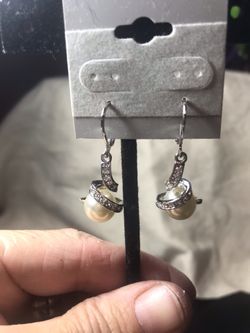 Pearl Silver earrings