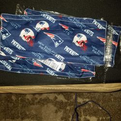5 New England Patriots Face Masks With Adjustable Elastic Ear Straps
