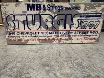 1997 Sturgis 1946 Chevrolet Sedan Delivery Street Rod Die-Cast Collectible