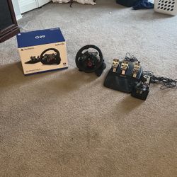 Sony G29 Driving force Wheel + Full Set 