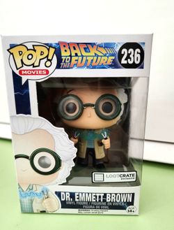 Funko Pop! Movies Back to the Future Dr. Emmett Brown #236 Loot Crate Exclusive