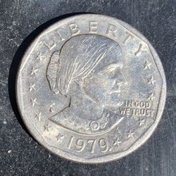1979 Susan B, Anthony, Liberty One Dollar Coin