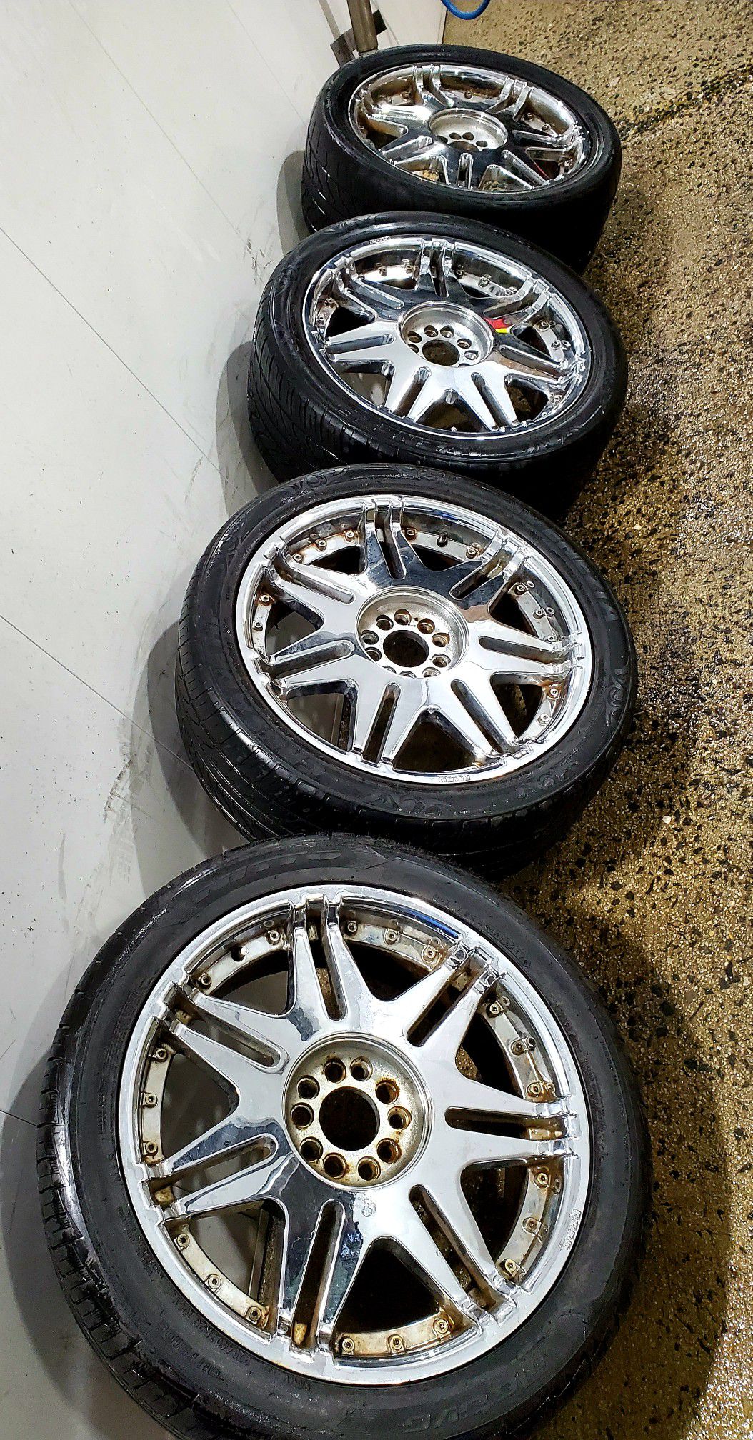 4 20 in 5x115 5x120 5x114.3 wheels rims and tires