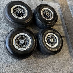 Golf cart rims and tires