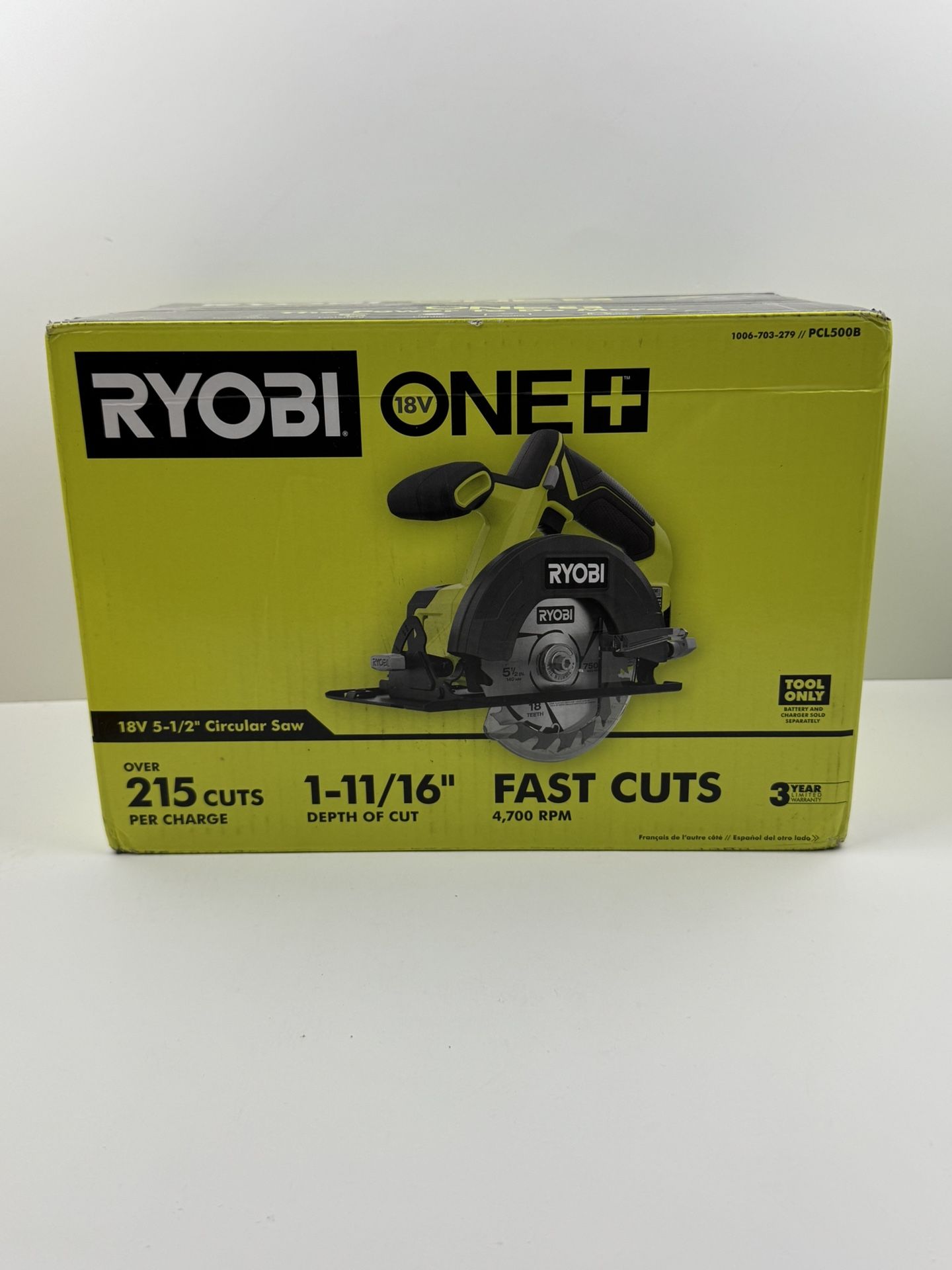 Ryobi 18V 5-1/2 Circular Saw Tool Only
