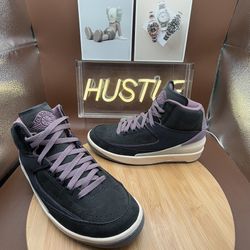 JORDAN 2 RETRO 'OFF NOIR MAUVE' WMNS SIZE 7.5