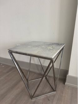 Marble end table