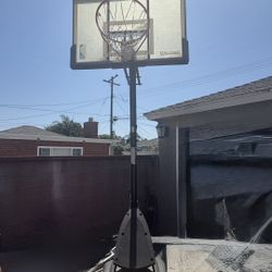 Basketball Hoop With Adjustable Pole 