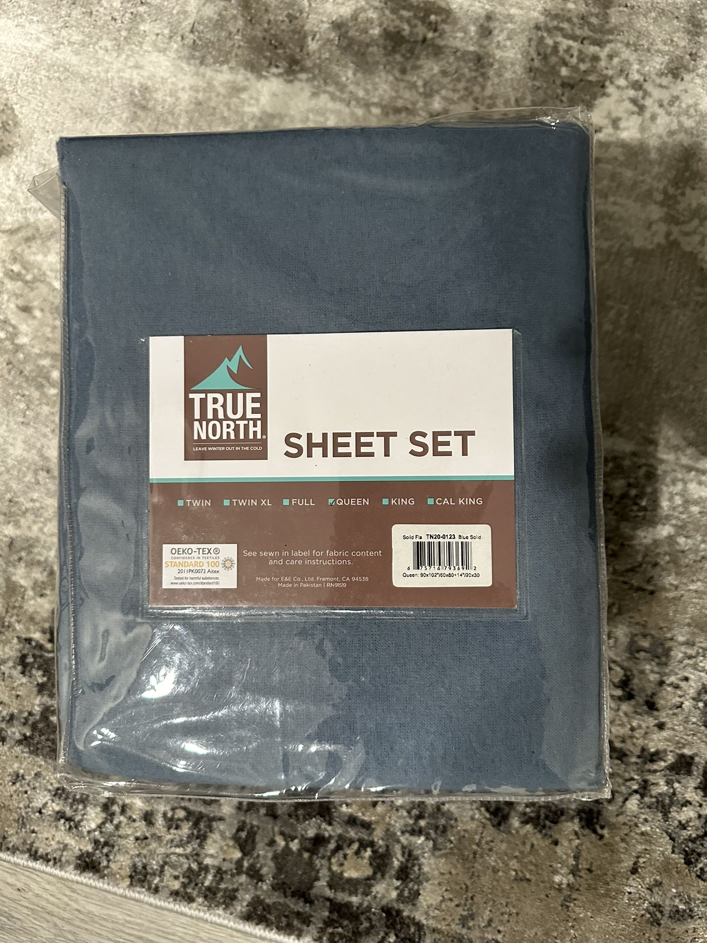 Blue Queen Sized Flannel Sheets