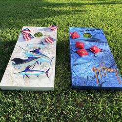 Incredible Custom Guy Harvey Regulation Cornhole Set