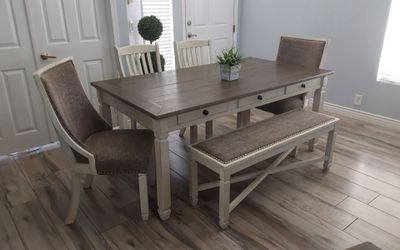 Beautiful farmhouse dining table