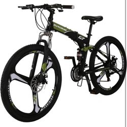 Like New Folding EUROBIKE TSM G7 Mountain Bike